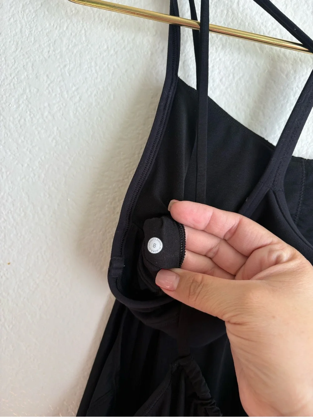 lululemon athletica Black Double-Strap Tank Top